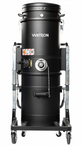 Nasssauger und Trockensauger Skyliner von Watron in Schwarz mit Logo